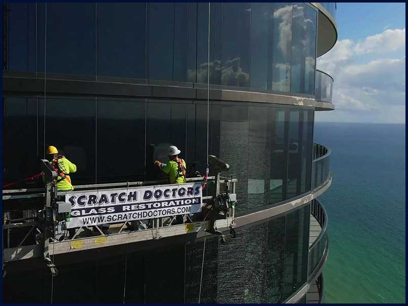 Scratched Glass Repair South Florida - Scratch Doctors - Glass Restoration
